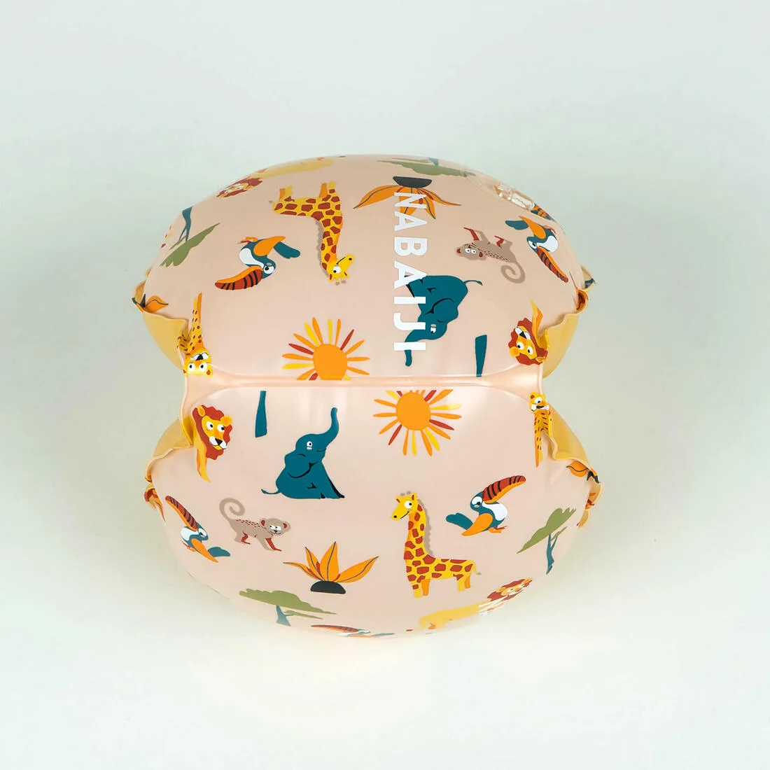 Kids’ Swimming armbands with "FLOWERS” print - 11-30 kg