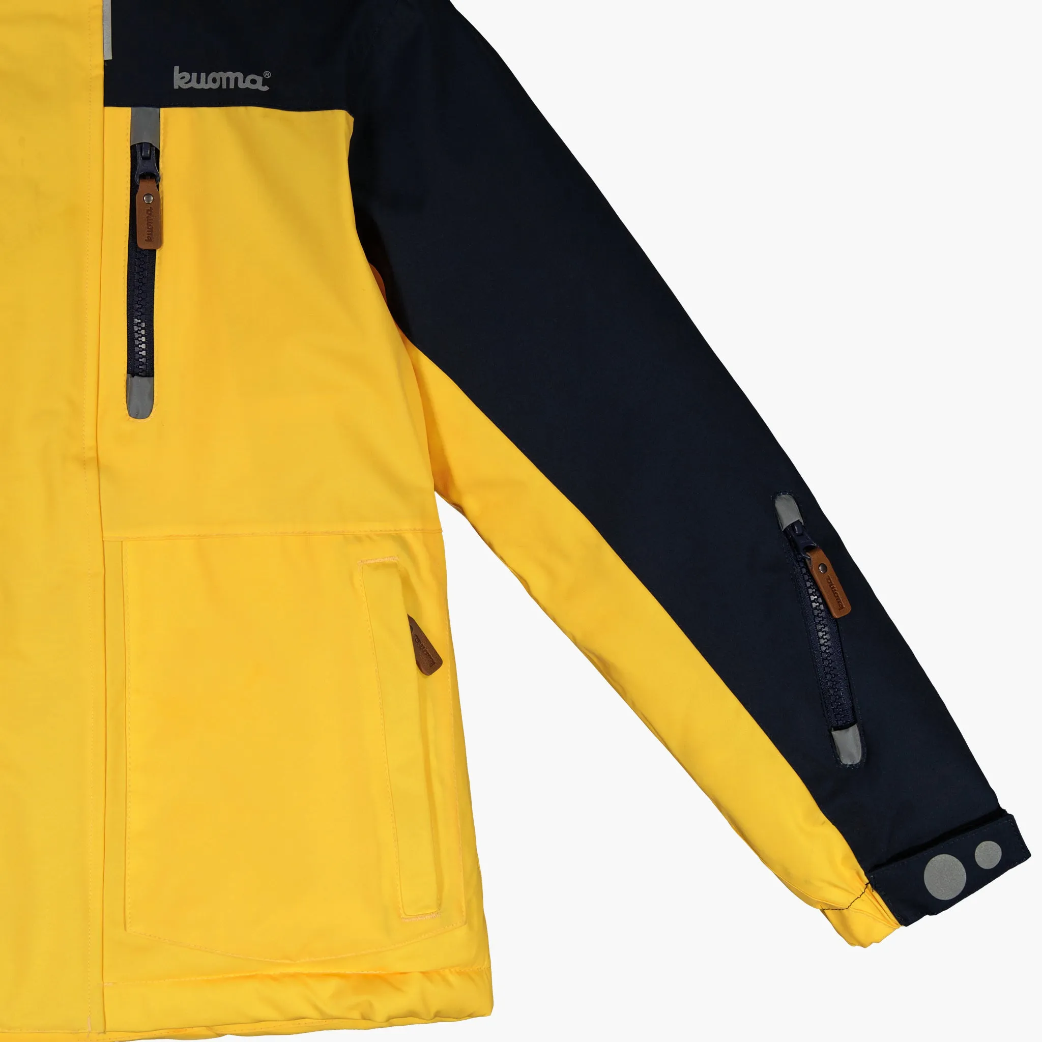 Kids´ winter jacket Hugo, Navy/Yellow