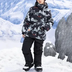 Kids Winter Snow Jackets & Bibs Pants Outdoor Ski Suits