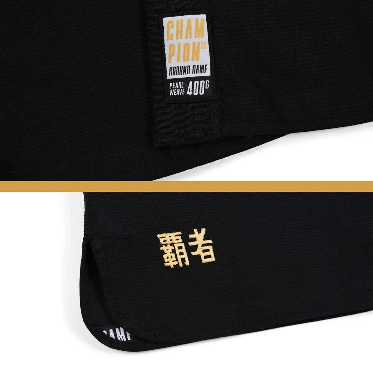 Kimono Brazilian Jiu Jitsu GROUND GAME Champion 3.0 - Negru