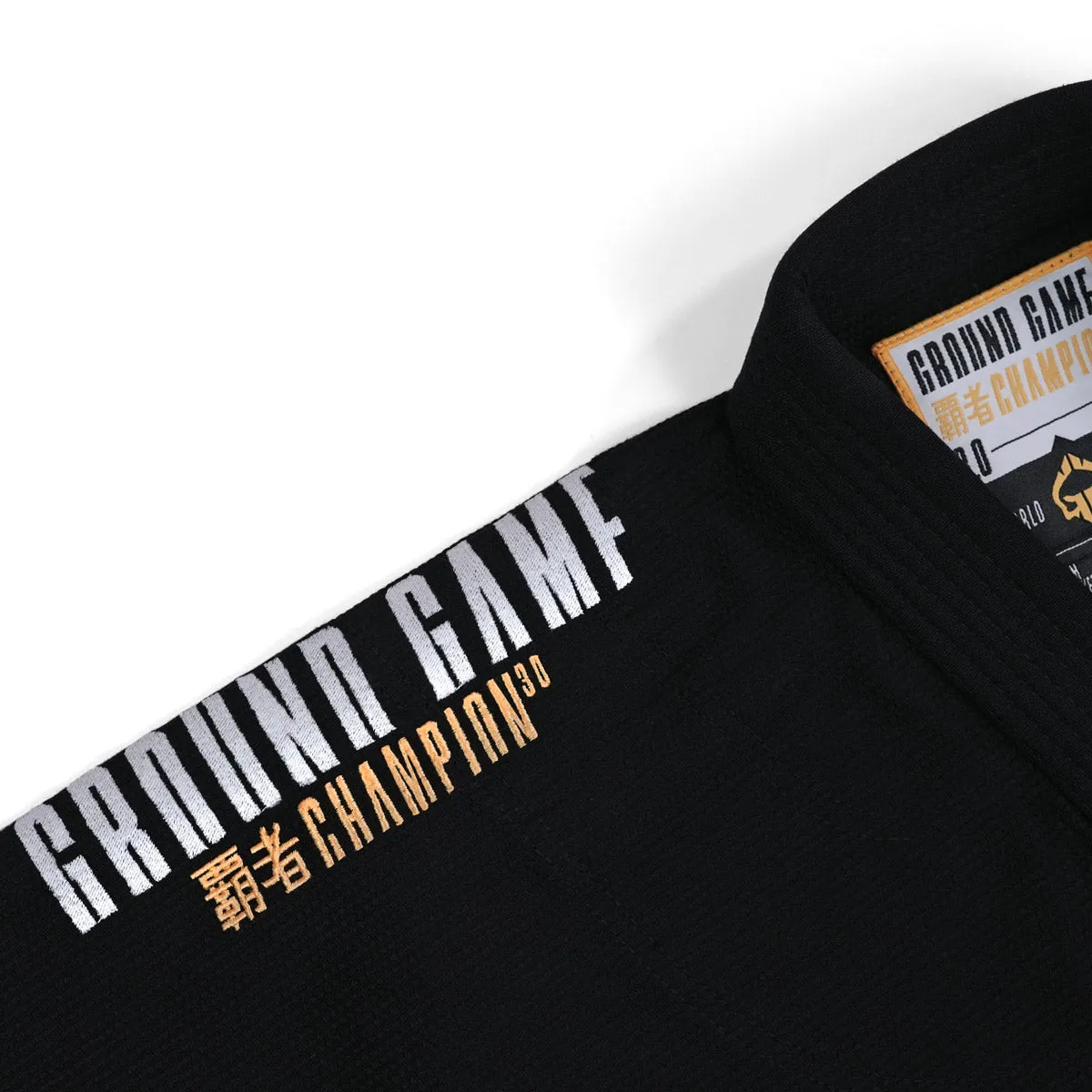 Kimono Brazilian Jiu Jitsu GROUND GAME Champion 3.0 - Negru