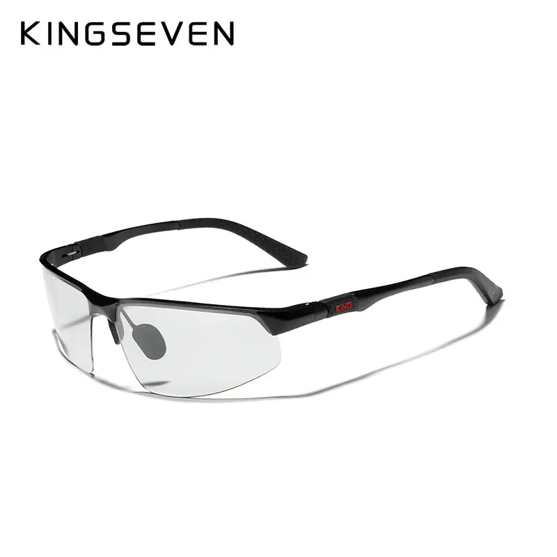 KINGSEVEN Cycling Series Polarized Men Aluminum Sunglasses Blue Mirror Lens Male Sun Glasses Aviation Women For Men Eyewear