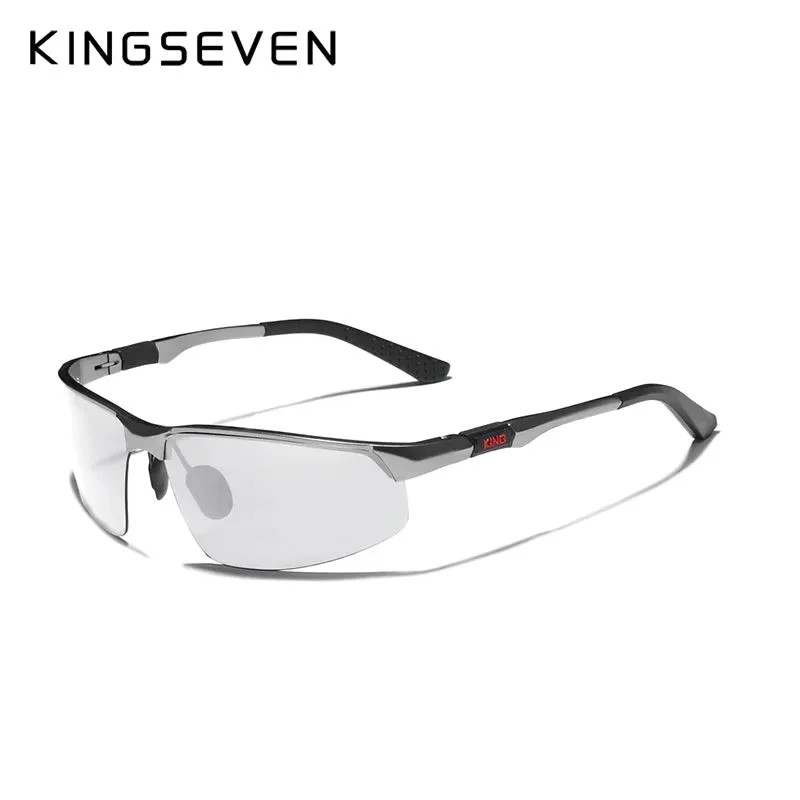 KINGSEVEN Cycling Series Polarized Men Aluminum Sunglasses Blue Mirror Lens Male Sun Glasses Aviation Women For Men Eyewear