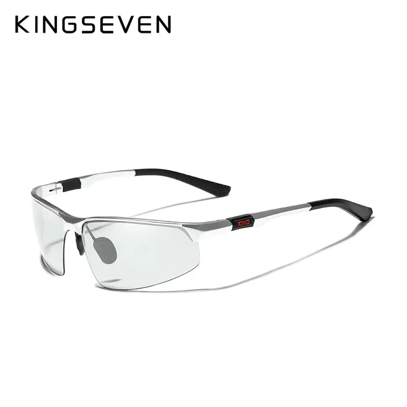 KINGSEVEN Cycling Series Polarized Men Aluminum Sunglasses Blue Mirror Lens Male Sun Glasses Aviation Women For Men Eyewear
