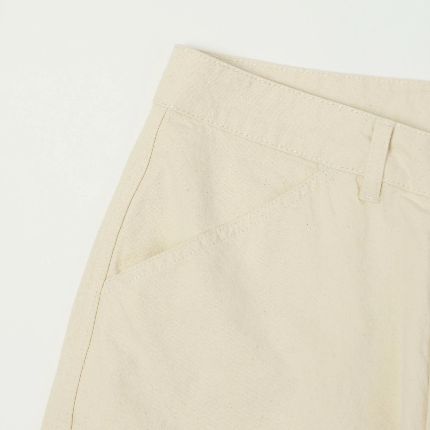 Knickerbocker Pacific Denim Pant - Ecru Comfortable Layering