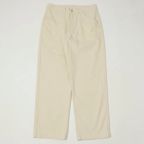 Tailored Silhouette Knickerbocker Pacific Denim Pant - Ecru