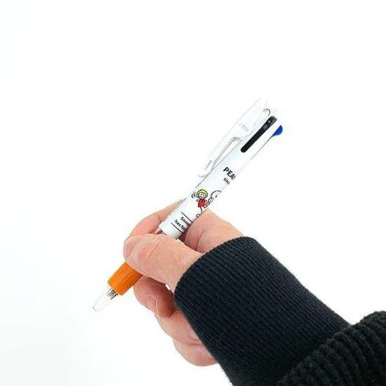 KUTSUWA x UNI jetstream 0.5mm Snoopy Miffy Rabbit 3-color oil-based pen multi-color pen