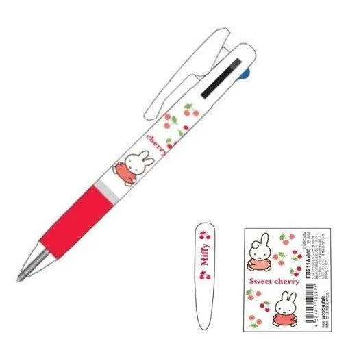 KUTSUWA x UNI jetstream 0.5mm Snoopy Miffy Rabbit 3-color oil-based pen multi-color pen