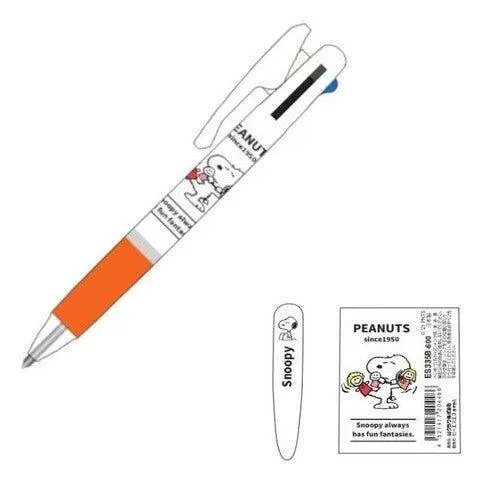 KUTSUWA x UNI jetstream 0.5mm Snoopy Miffy Rabbit 3-color oil-based pen multi-color pen