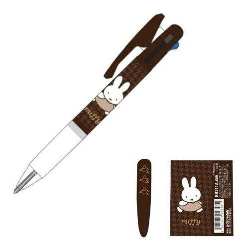 KUTSUWA x UNI jetstream 0.5mm Snoopy Miffy Rabbit 3-color oil-based pen multi-color pen