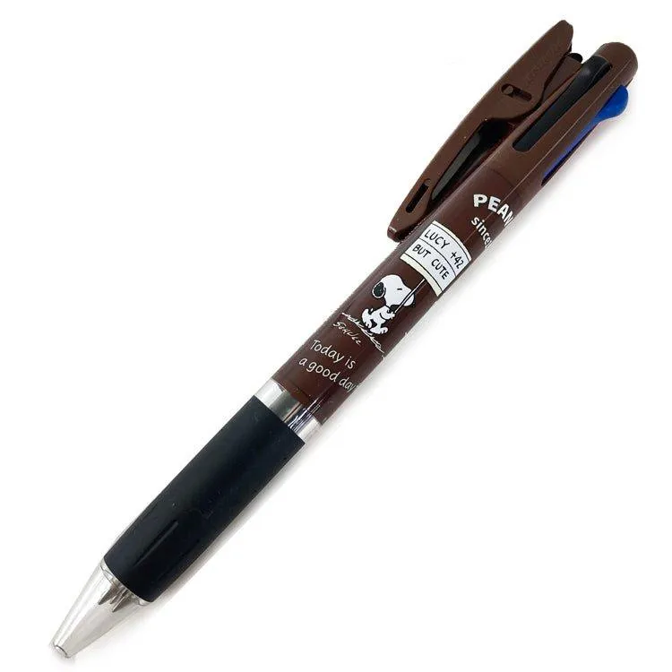 KUTSUWA x UNI jetstream 0.5mm Snoopy Miffy Rabbit 3-color oil-based pen multi-color pen
