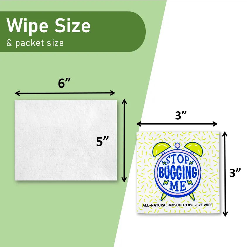 LA Fresh® Natural Mosquito Repellent Wipes