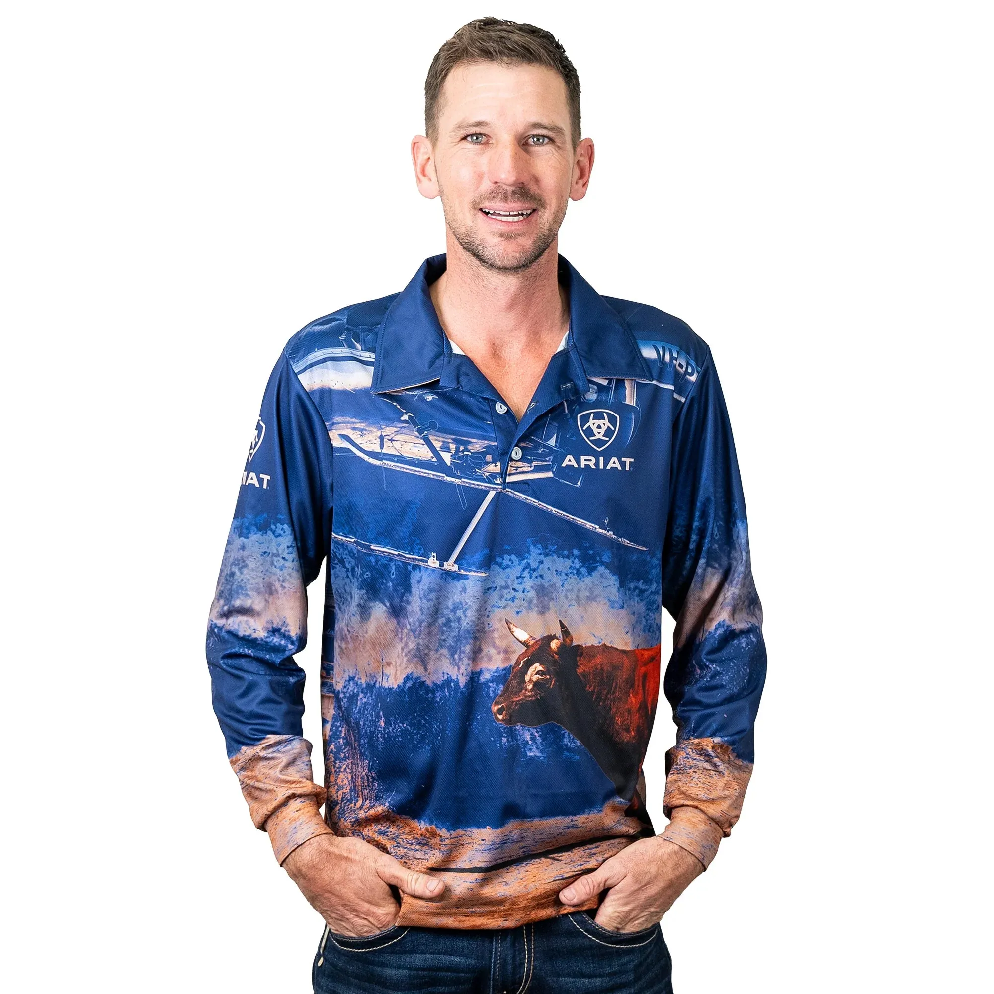 LADIES ARIAT UNI FISHING SHIRT- BULLCATCHER