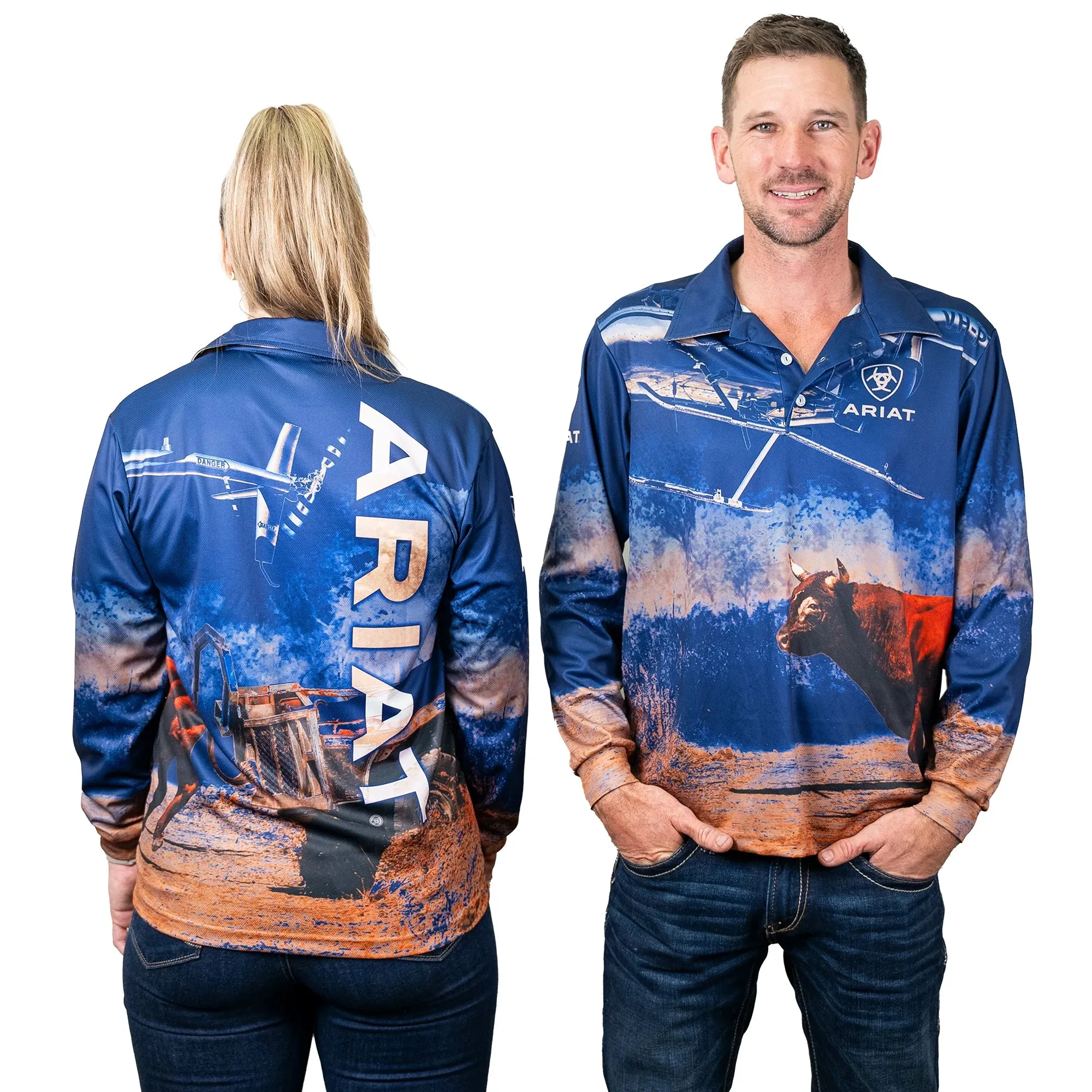 LADIES ARIAT UNI FISHING SHIRT- BULLCATCHER