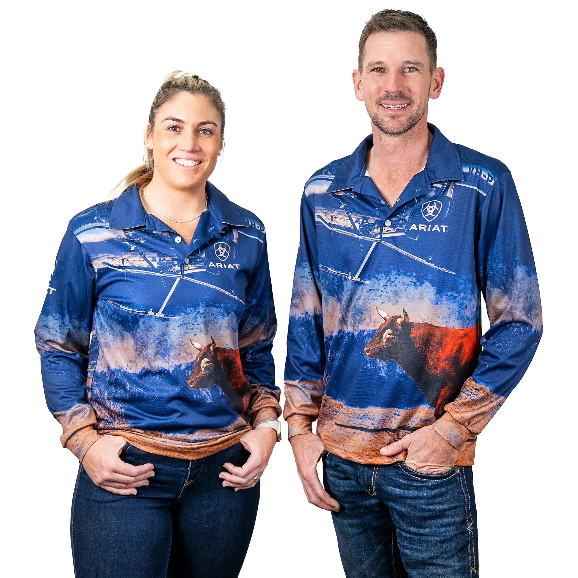 LADIES ARIAT UNI FISHING SHIRT- BULLCATCHER