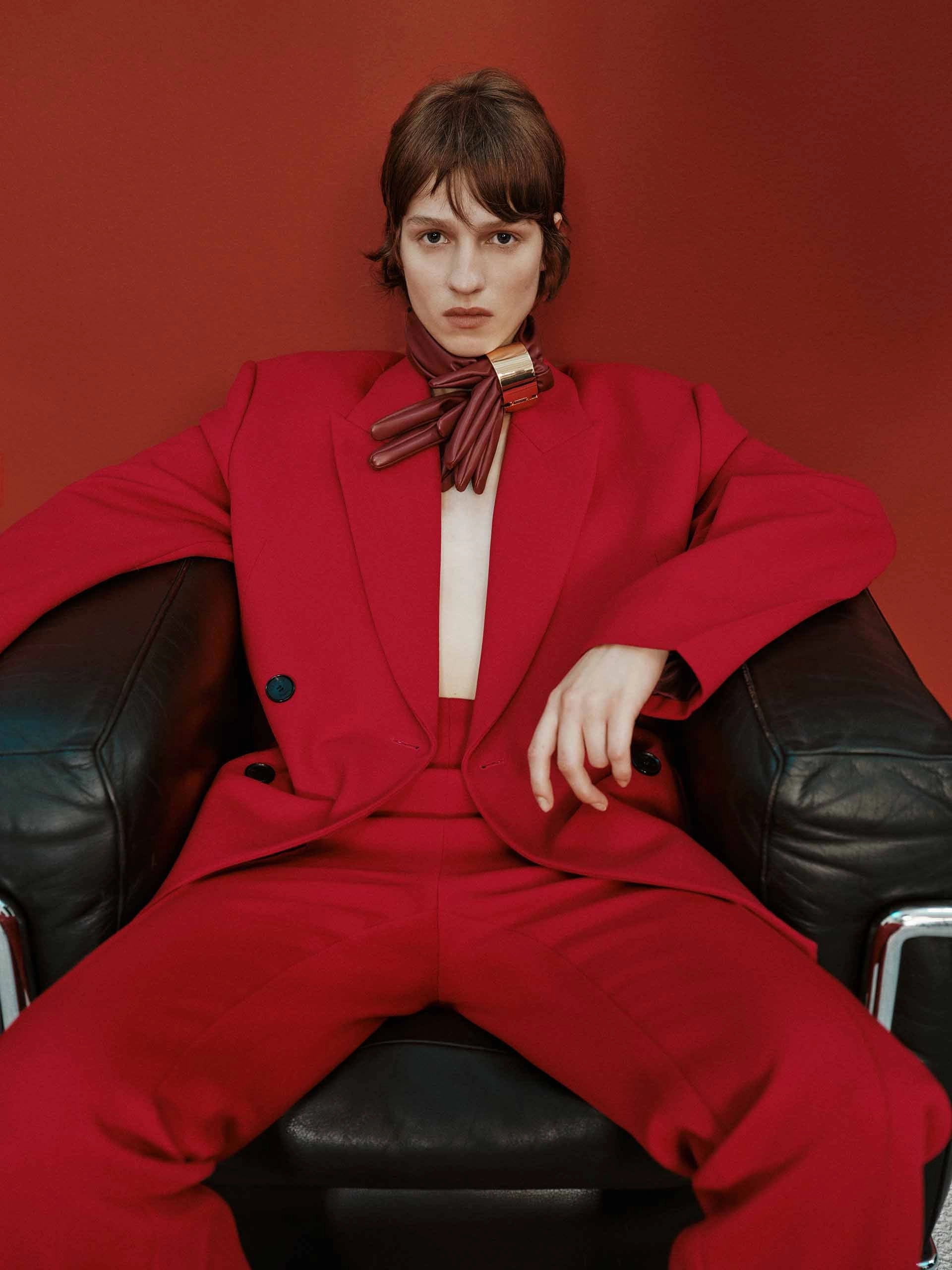 Structured Wool Blazer Anti Slip Shoulder Pads Compression Panels