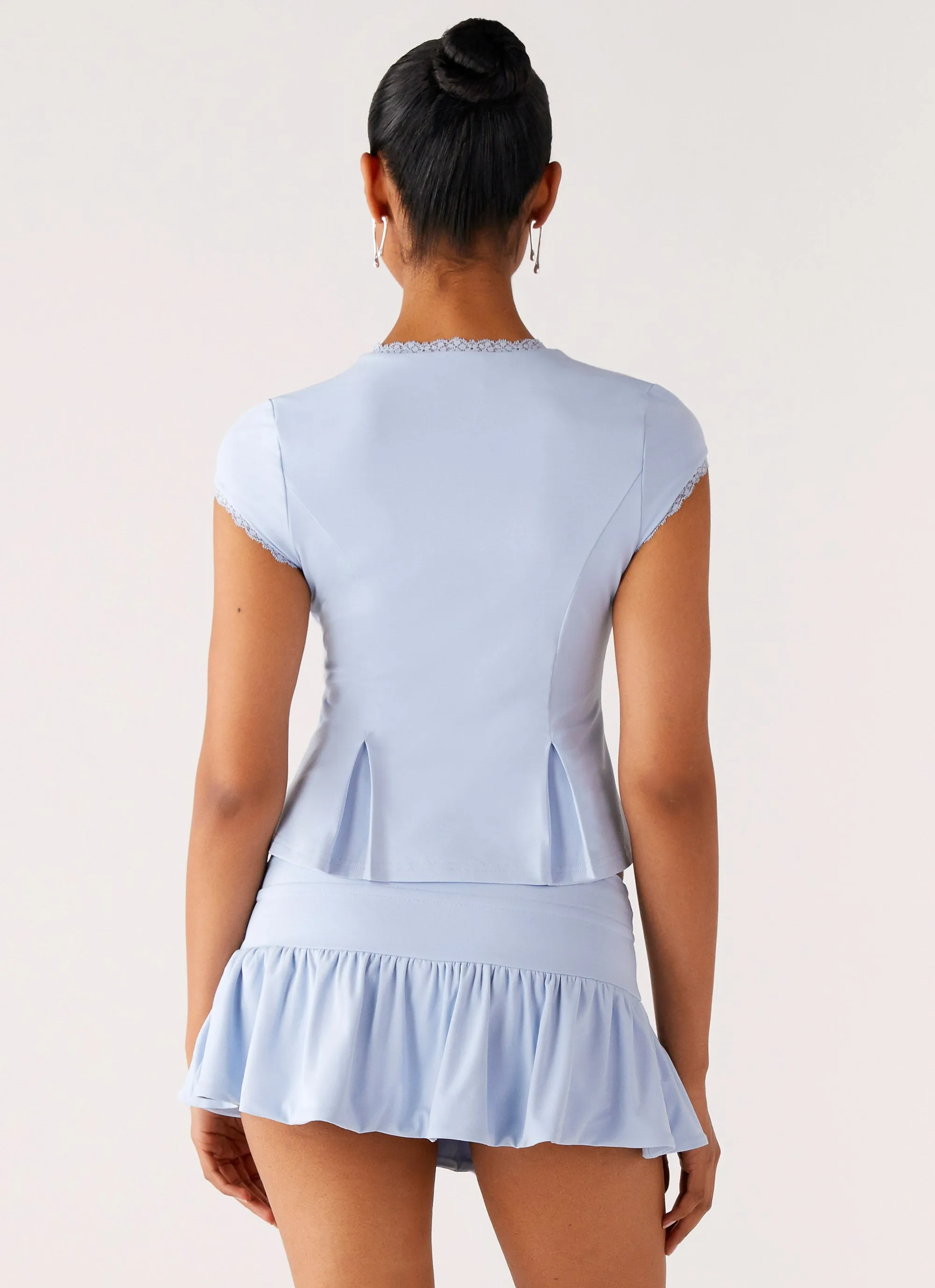 Cultural Heritage Shopping Trip Landon Mini Skort - Blue