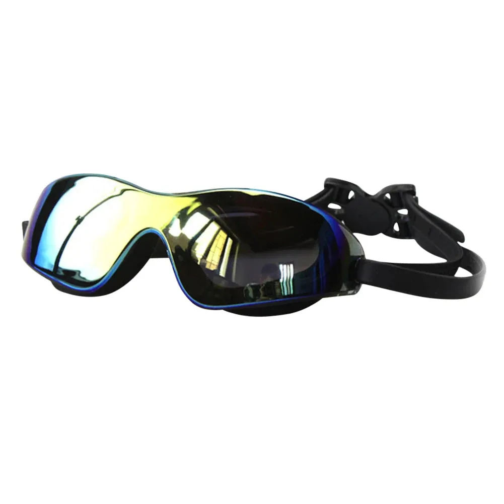 Large Frame Professional Swimming Goggles - Anti-Fog Eyewear for Adults