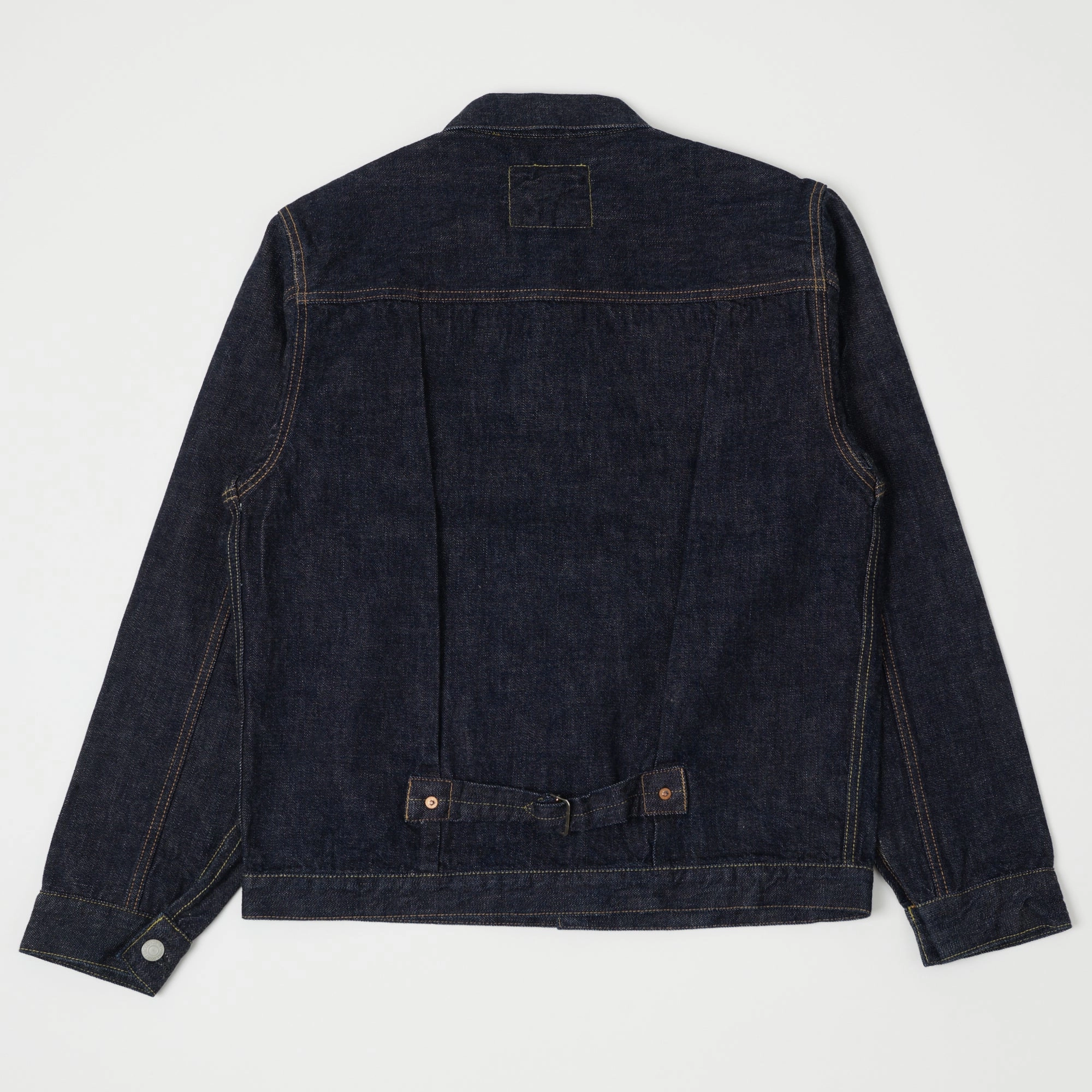 Full Count 2107 13.75oz Type I Denim Jacket - One Wash Taped Seam Construction Anti Pilling