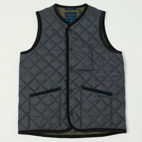 Lavenham Thornham Gilet - Lamp Black GlowInTheDarkAccents MoistureWickingInterior