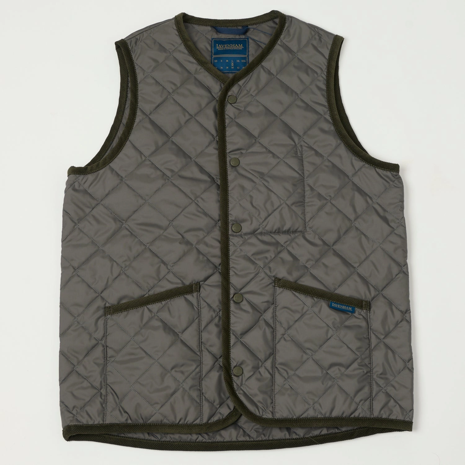Lavenham Thornham Gilet - Regent Grey Packable Technology