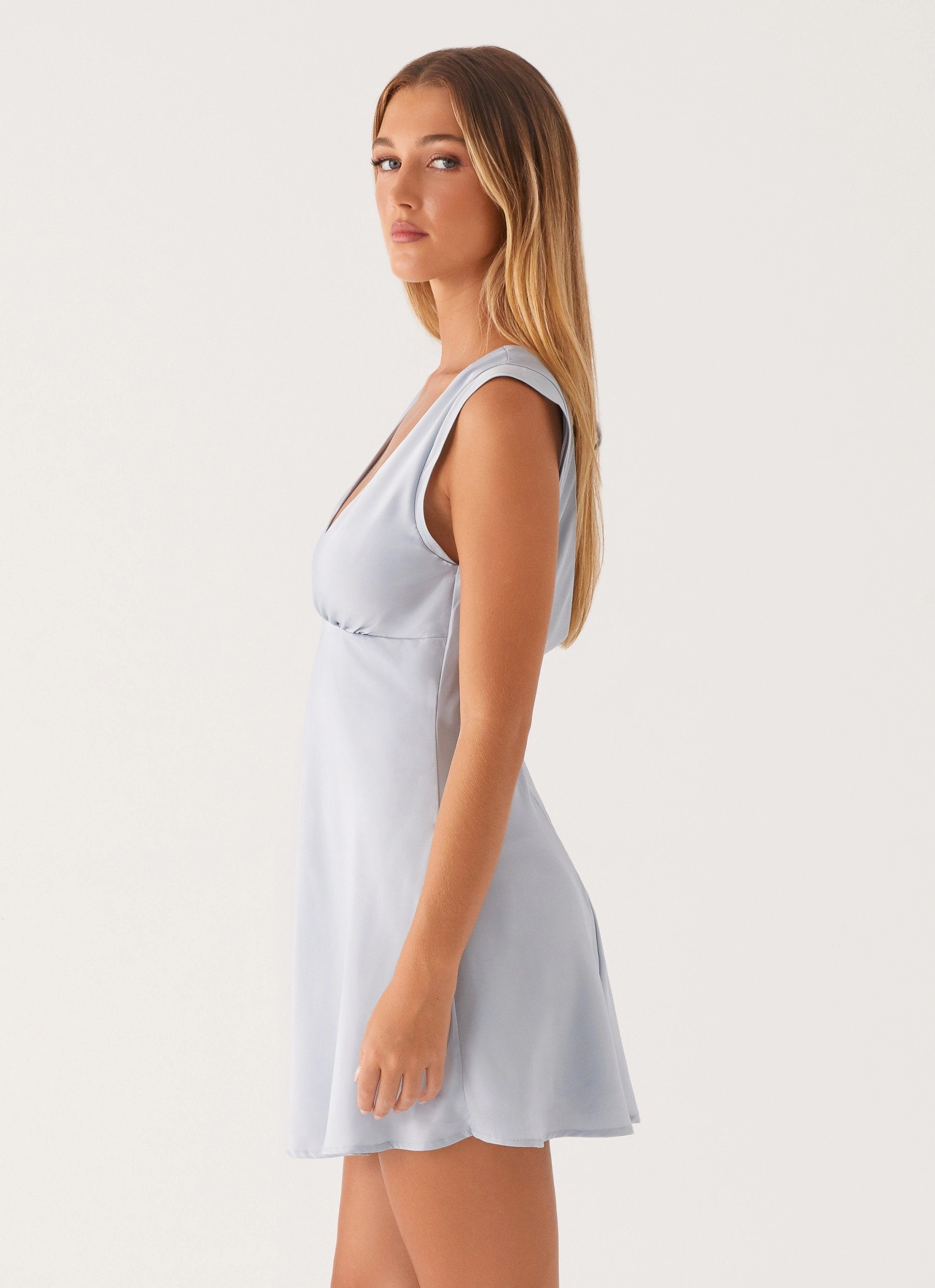 Layton Mini Dress - Blue UVProtectiveLayer Day Magic