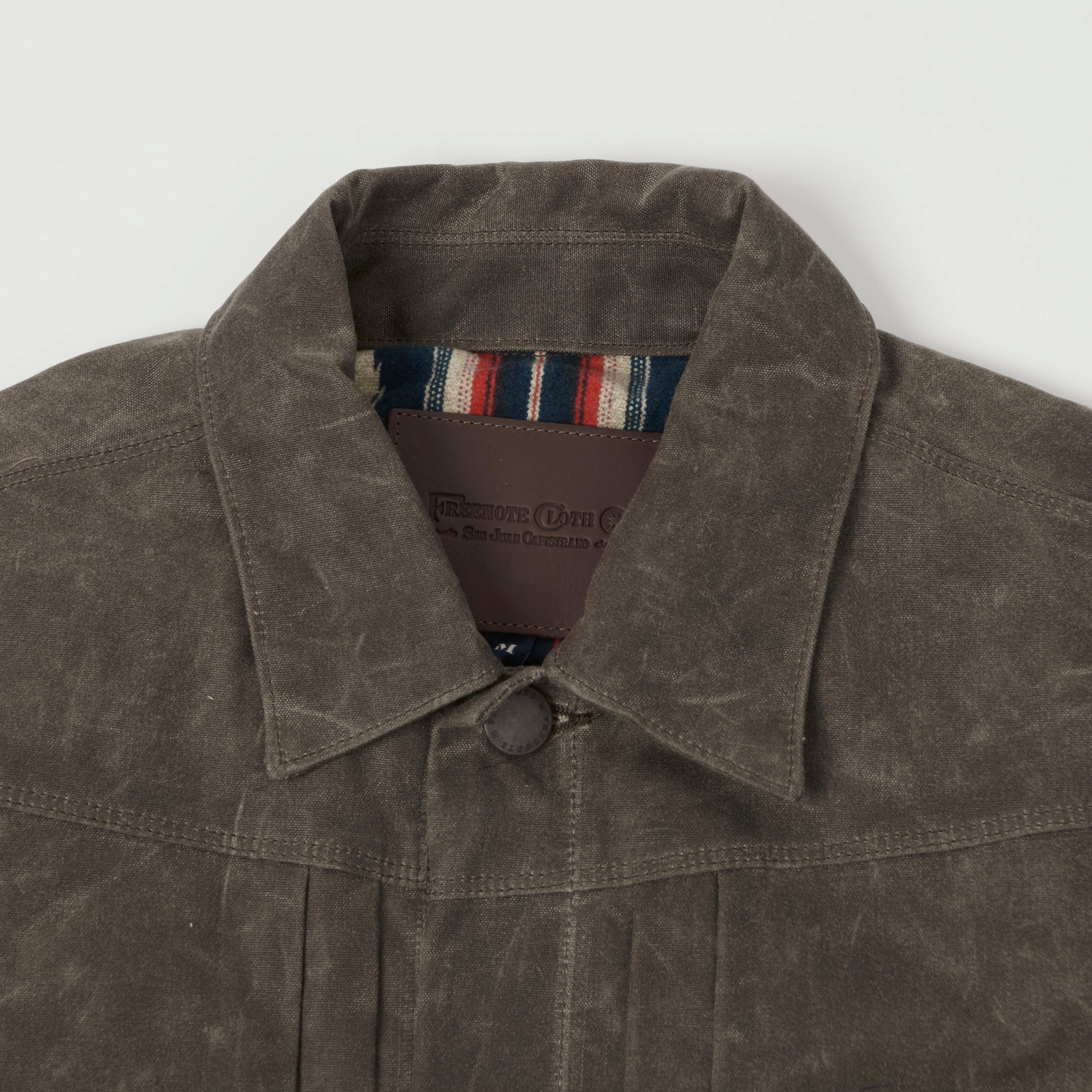waterproof construction Many Pockets Freenote Cloth 'Riders' Waxed Canvas Jacket - Oak