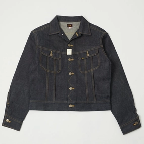 Detachable Layers Collapsible Packable Design Lee Archives 1946 'Riders' 101J Denim Jacket - Raw
