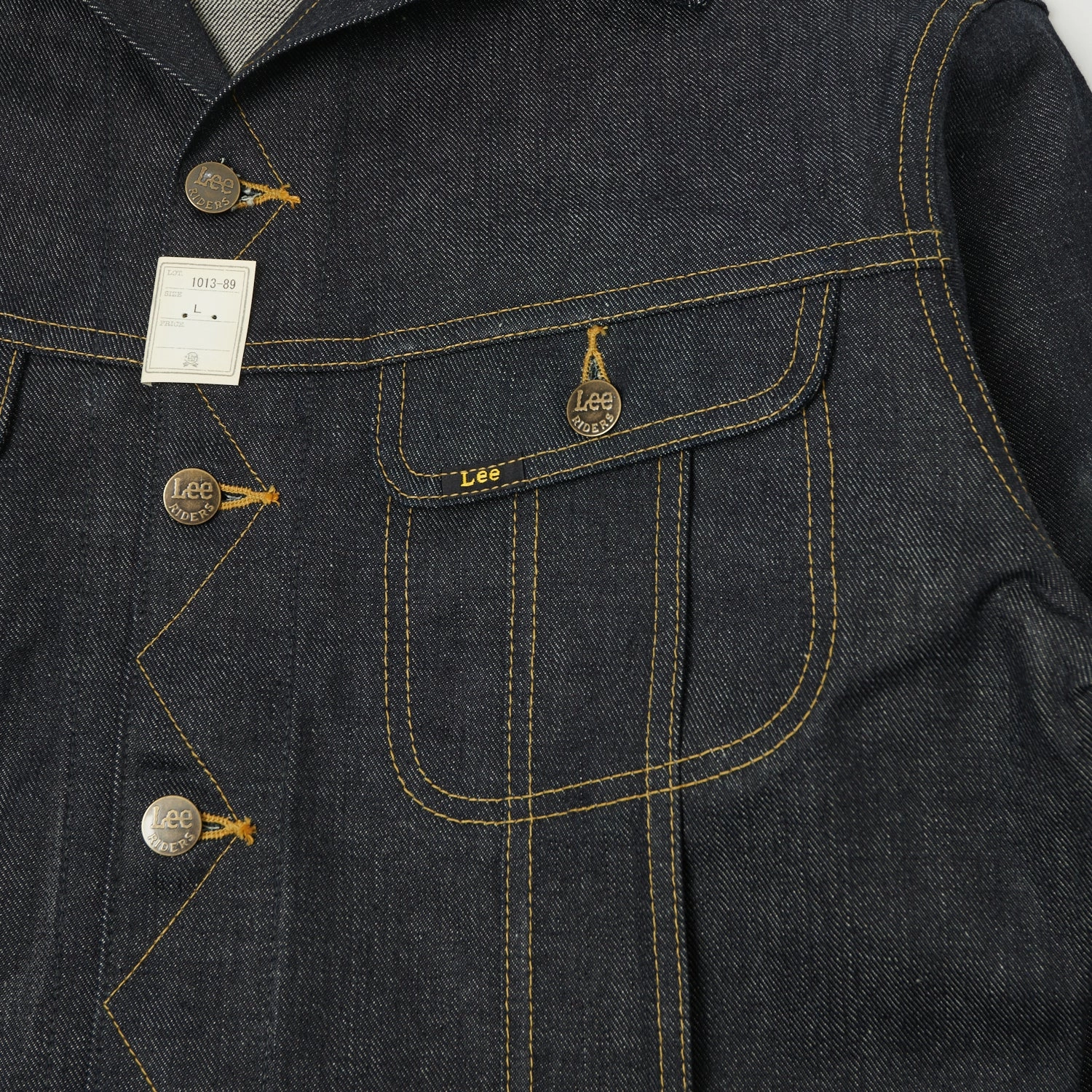 Noise Reducing Fabric Lee Archives 1946 'Riders' 101J Denim Jacket - Raw
