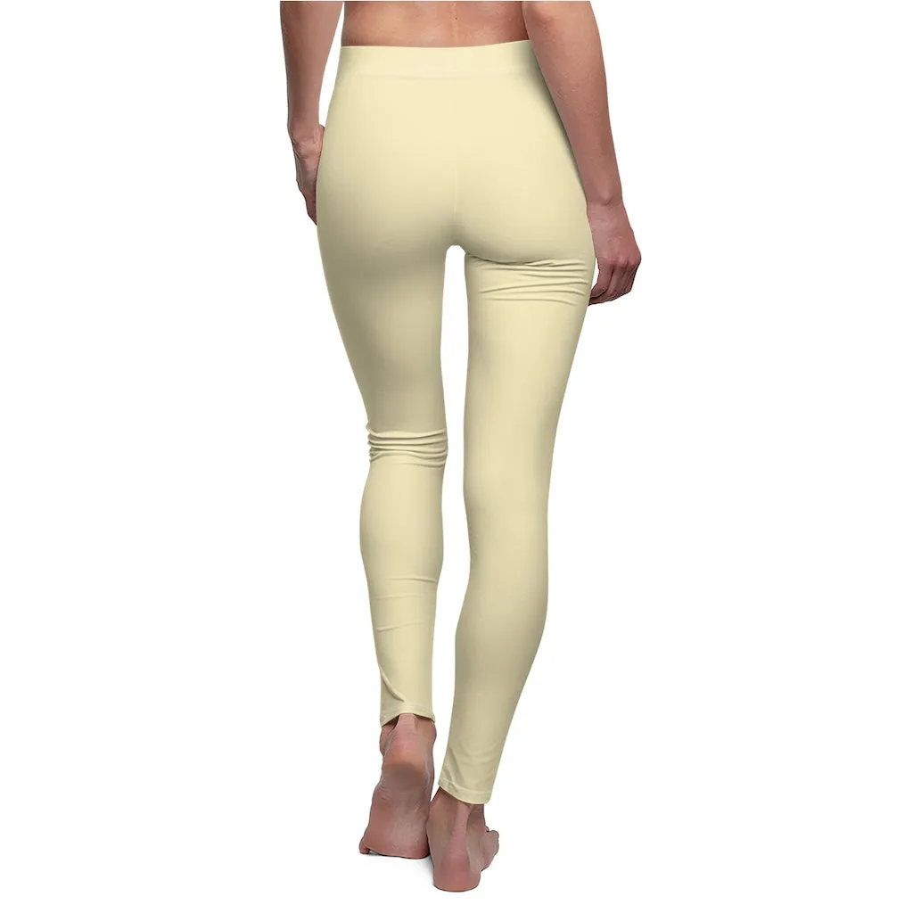 Lemon Meringue Casual Leggings