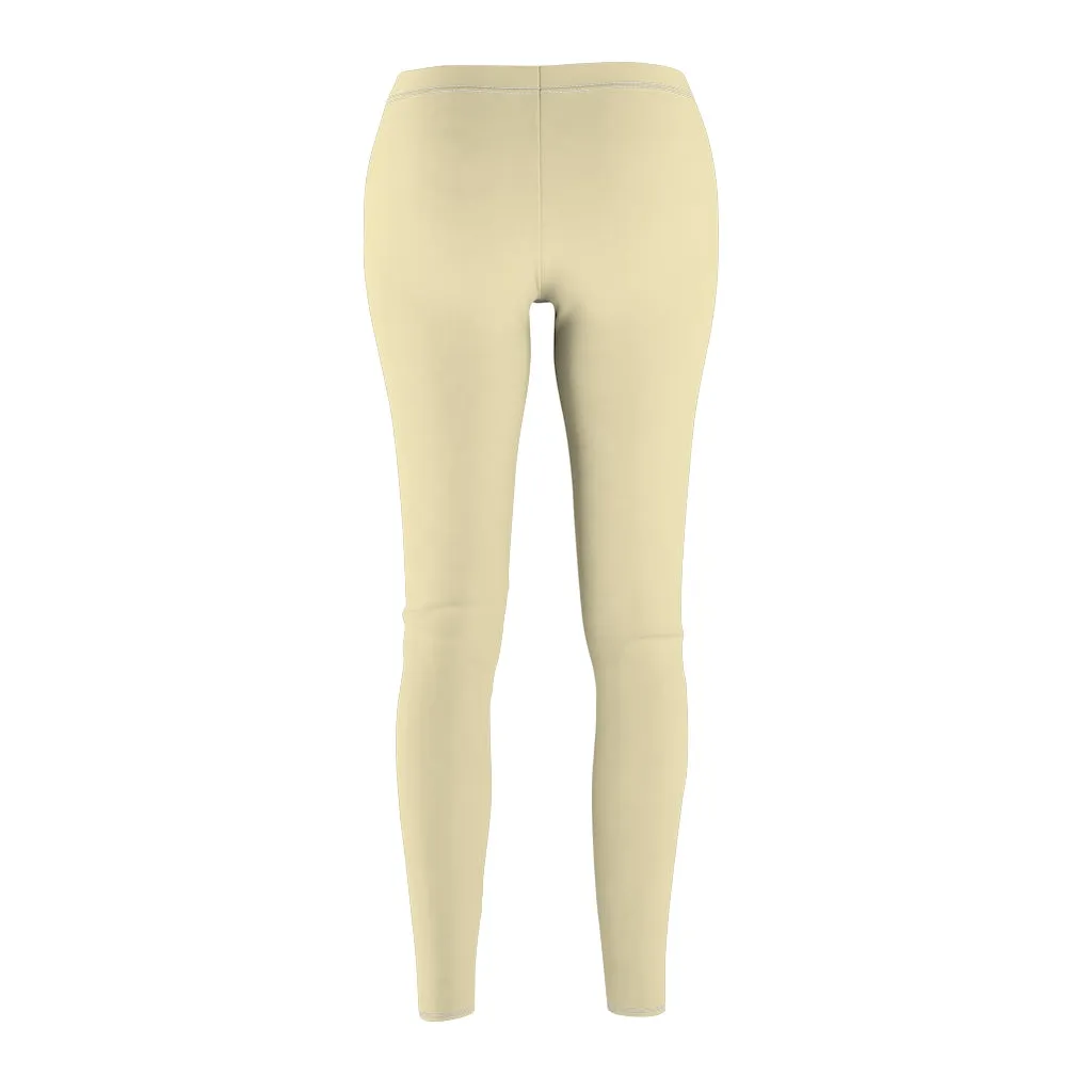 Lemon Meringue Casual Leggings