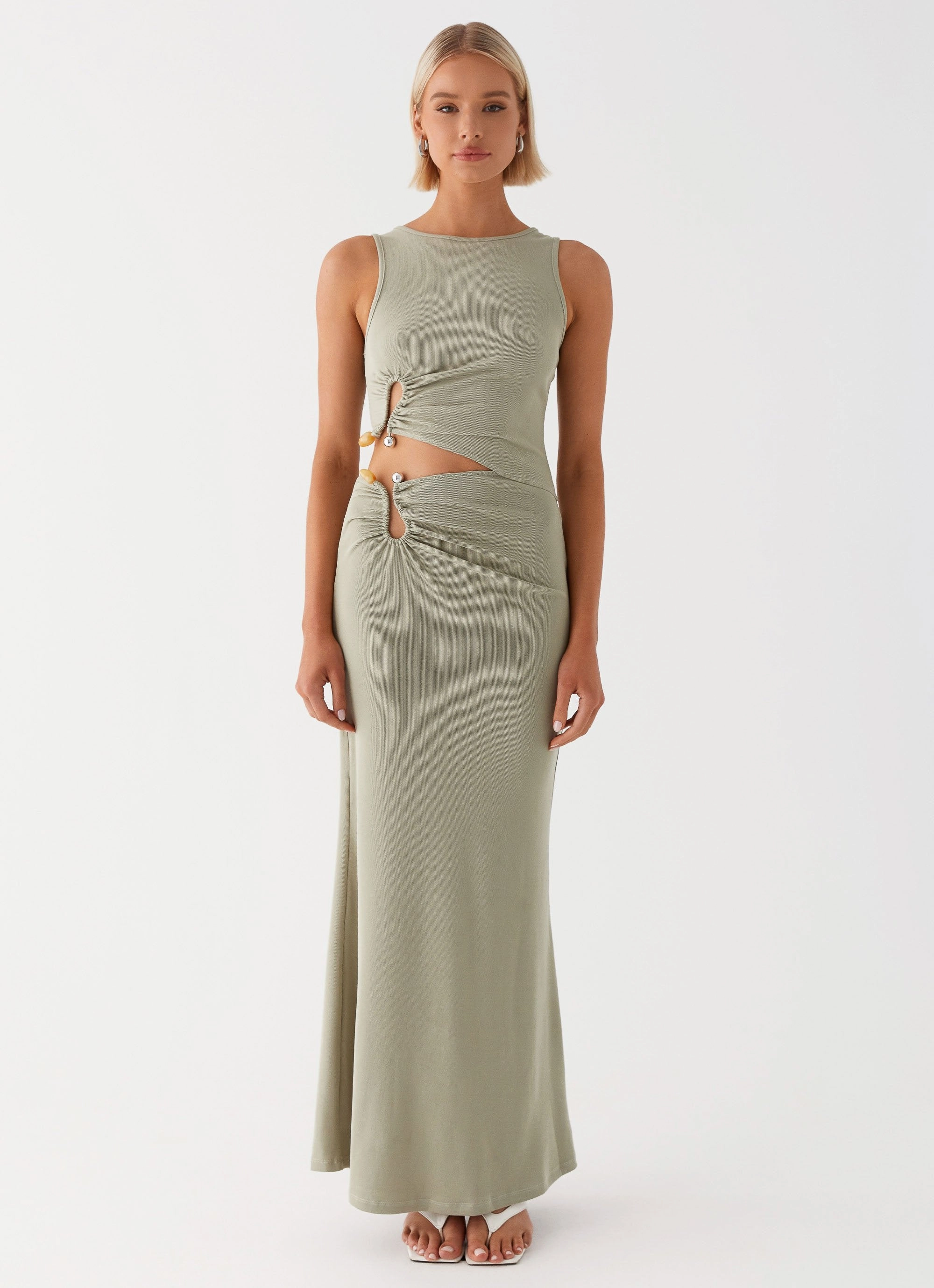 Lennox Maxi Dress - Sage Seasonal Mood