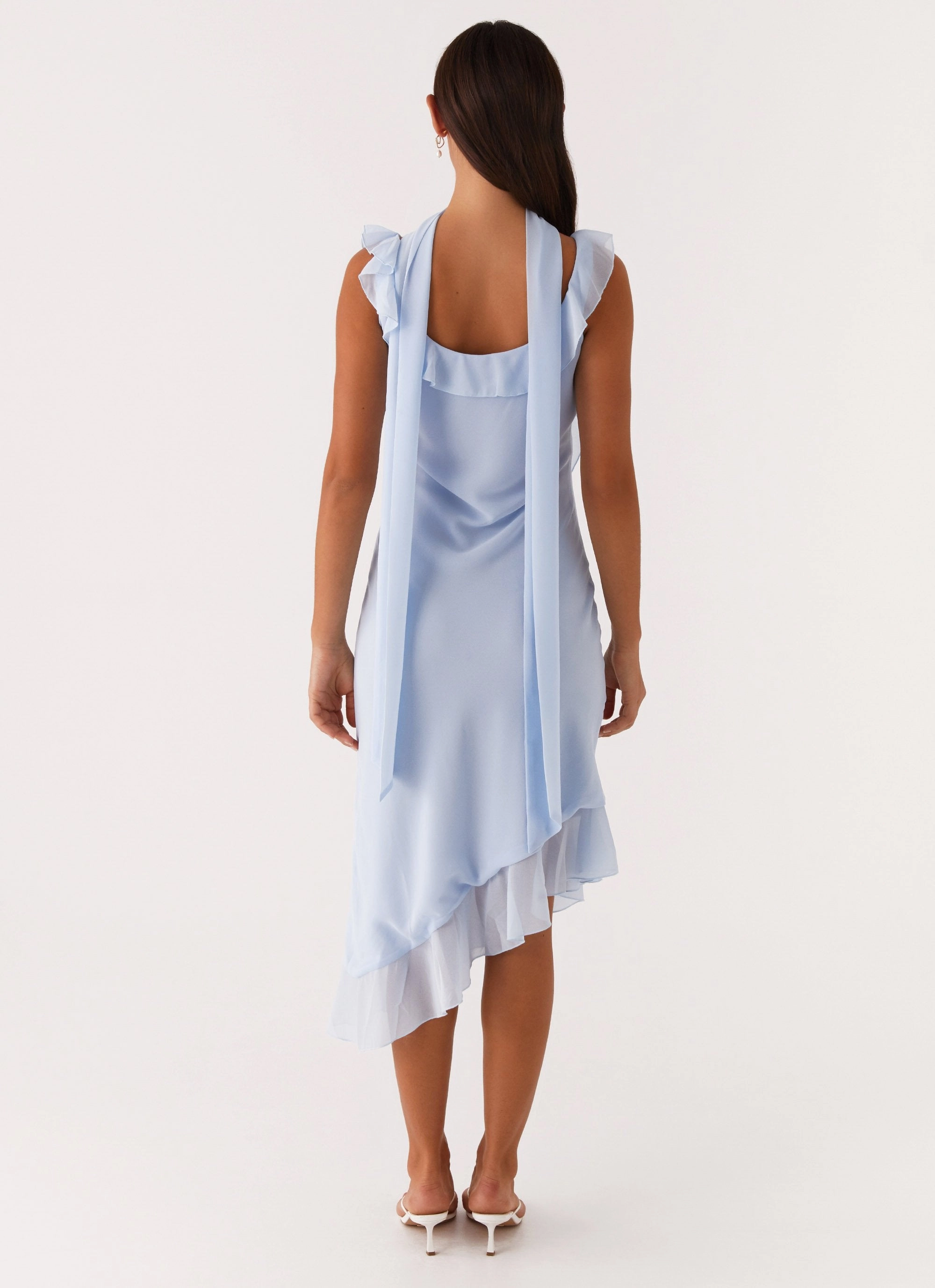 NonIrritatingLining Timeless Fit Look Fariday Midi Dress - Blue