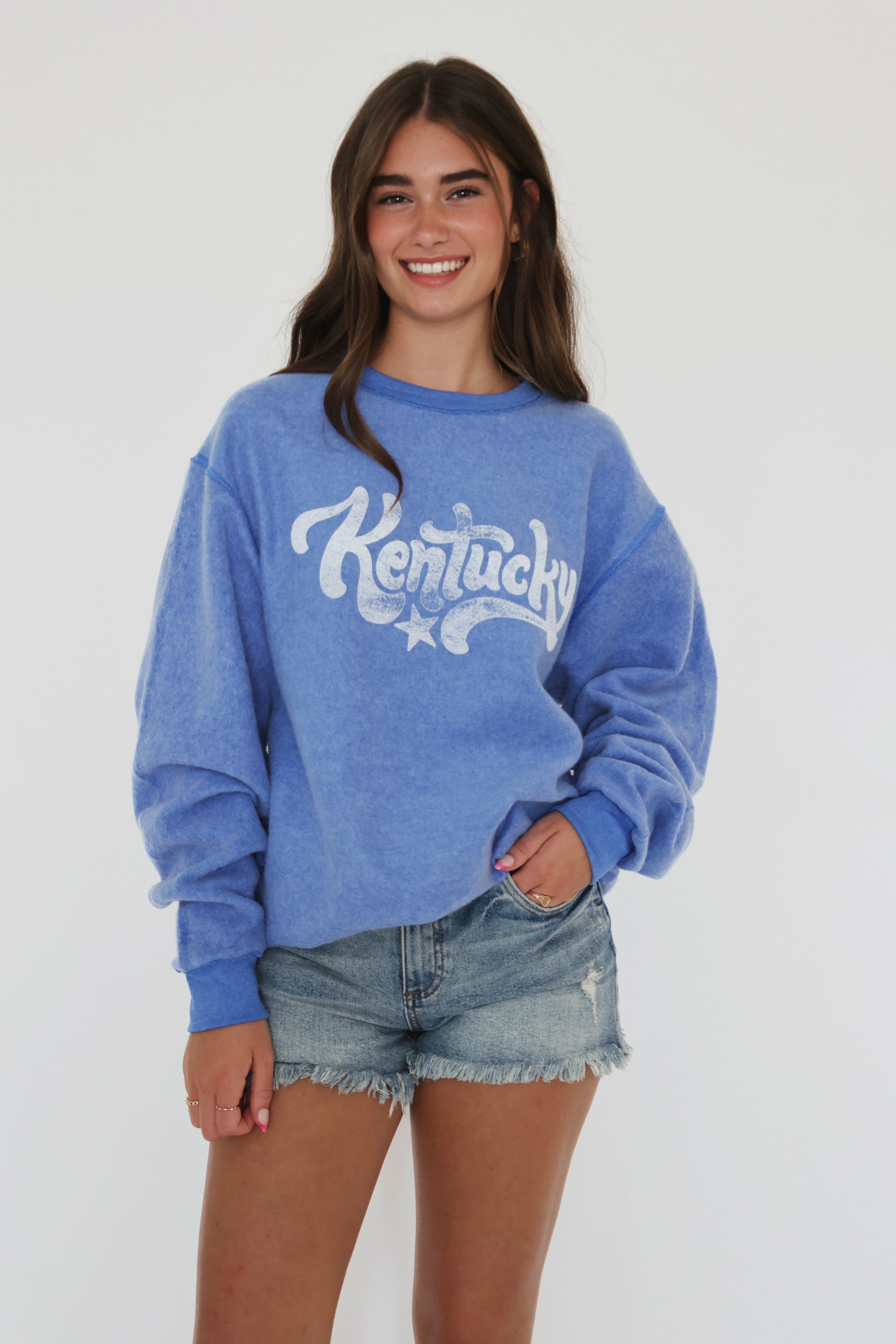 Tagless Labeling Kentucky 70's Sweatshirt