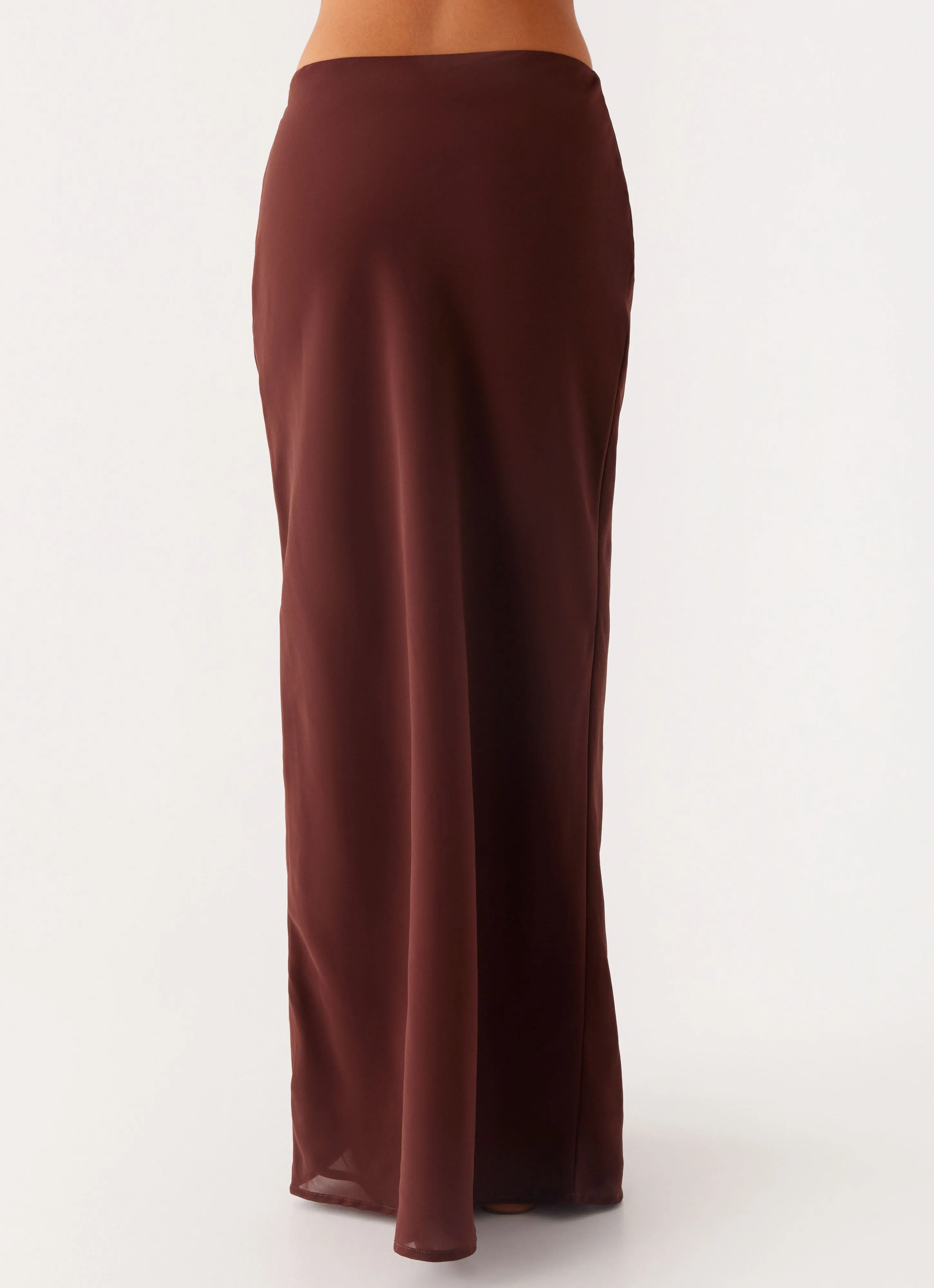 Sienna Sunset Maxi Skirt - Chocolate Limited Edition