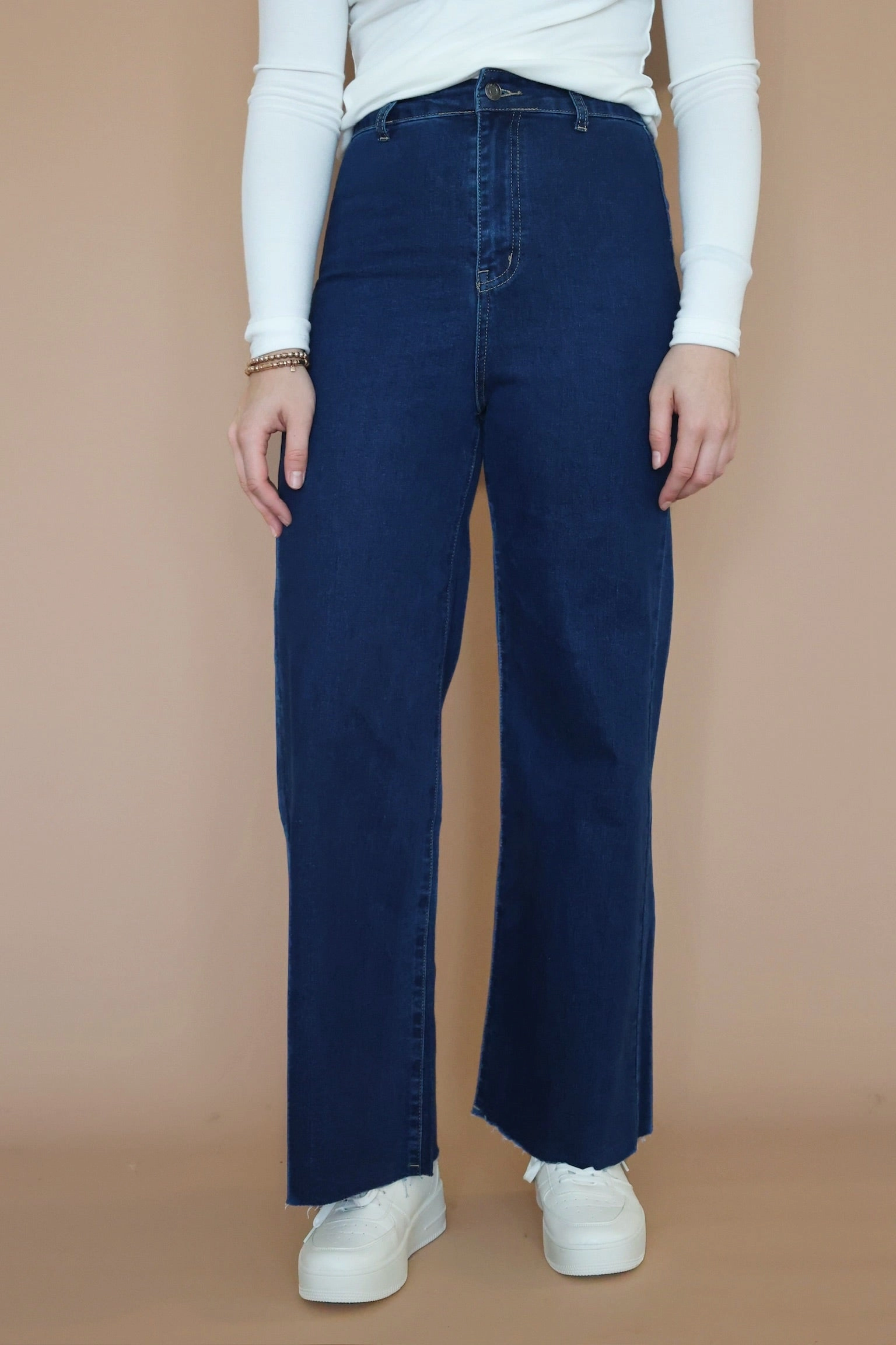 Harper Wide Leg Jean- Dark Denim Stretch Technology AntiPillingFinish