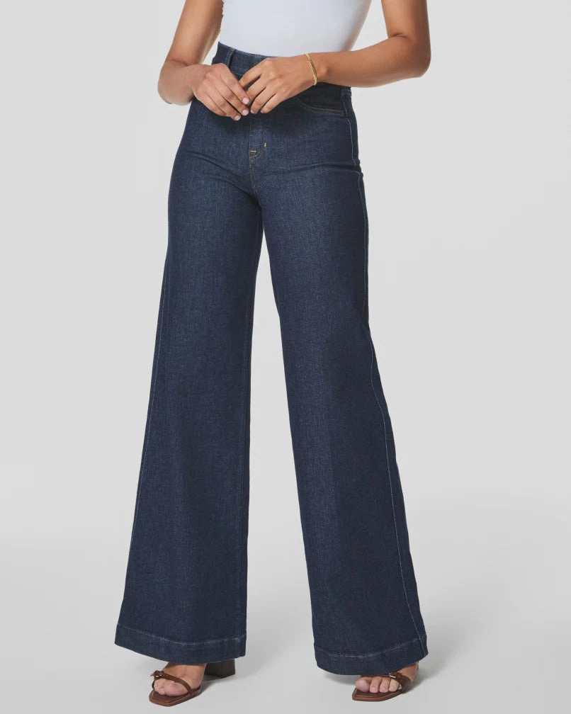 SPANX Wide Leg Jeans Flexible Shoulder Gusset