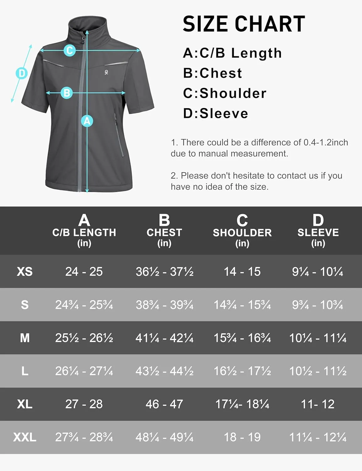 Little Donkey Andy Women's Short Sleeve Jacket Windproof Lightweight Vest for Golf Hiking Running