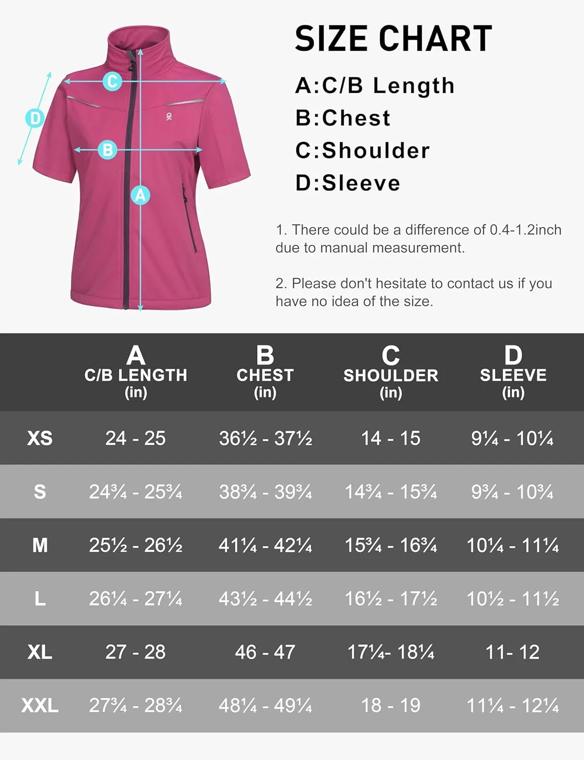 Little Donkey Andy Women's Short Sleeve Jacket Windproof Lightweight Vest for Golf Hiking Running