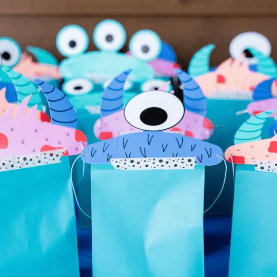 Little Monsters Party Headbands - 8 Pack S1172