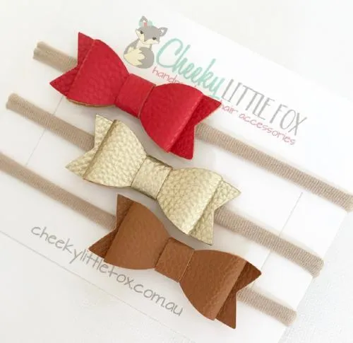 Lola - Faux Leather Headband