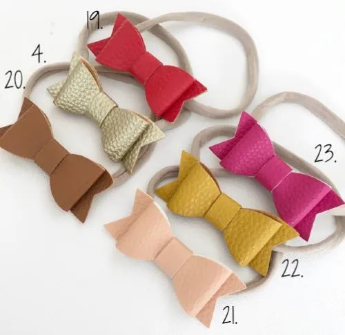 Lola - Faux Leather Headband