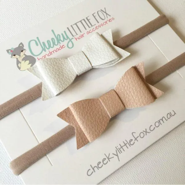 Lola - Faux Leather Headband