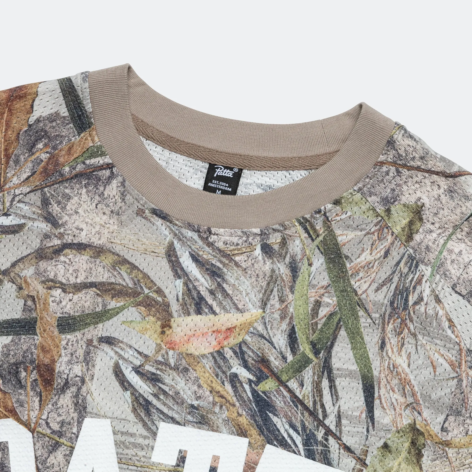Long Sleeve Mesh Jersey - Nature Print