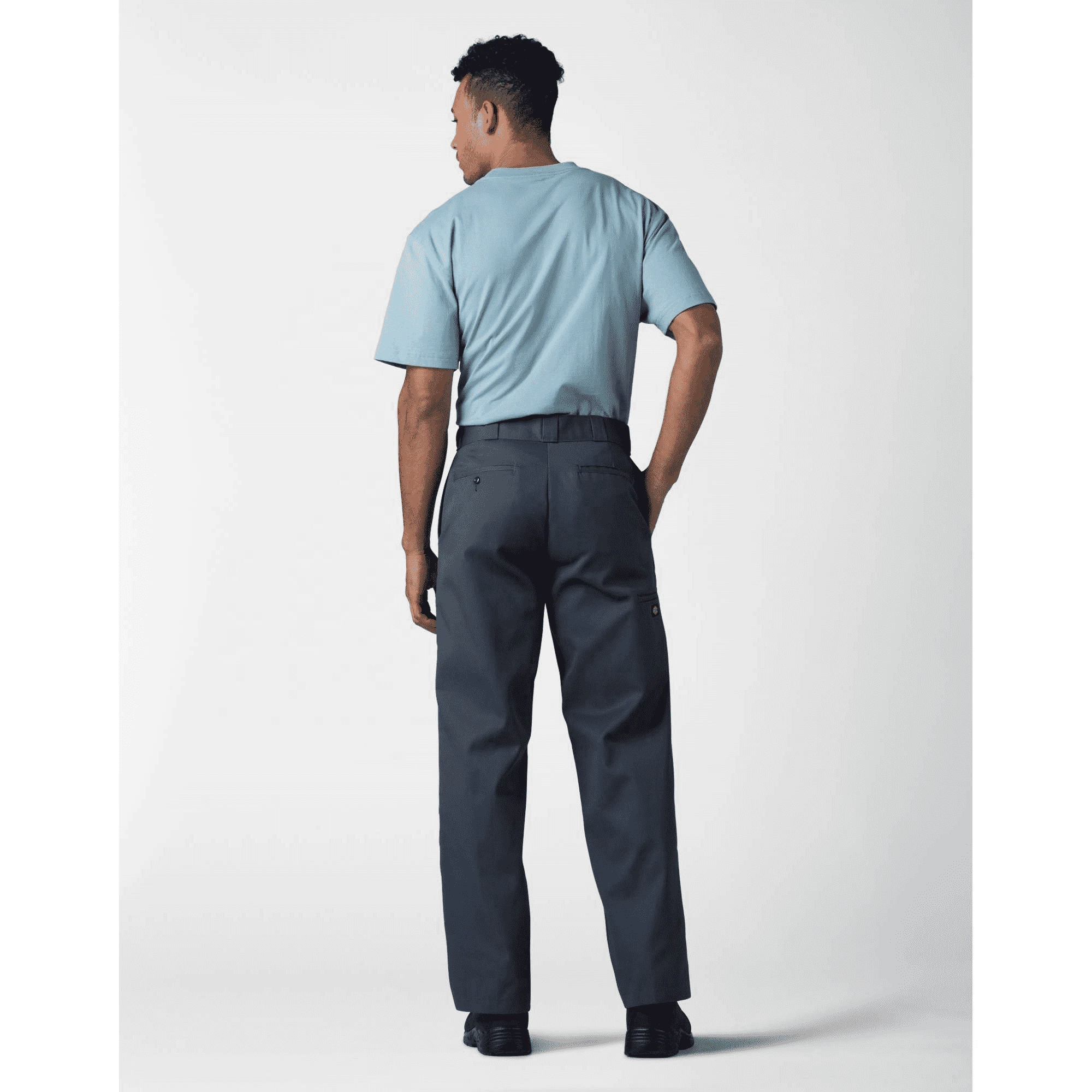 Loose Fit Double Knee Work Pant (Dark Navy)