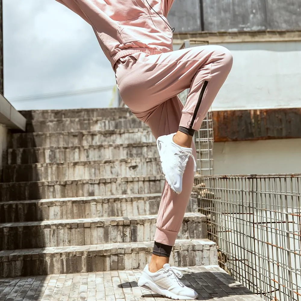 Loose Harem Elastic Waistband Ankle Length Running Quick Dry Pants