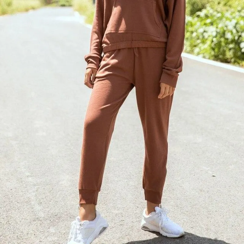 Loose Harem Elastic Waistband Ankle Length Running Quick Dry Pants
