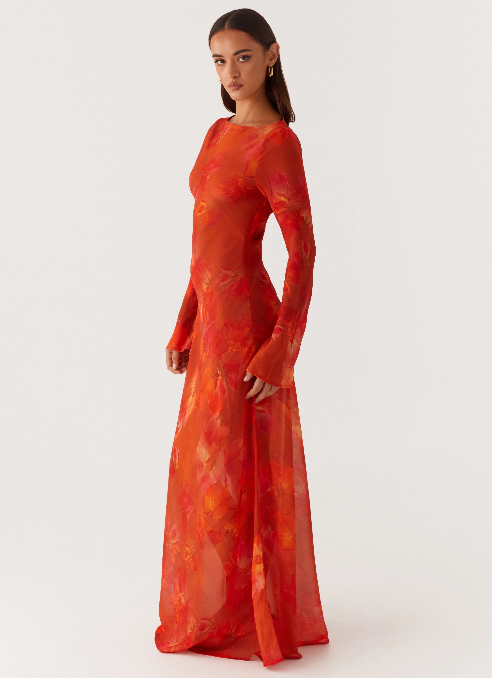 Lorde Maxi Dress - Amber Elegant Waist