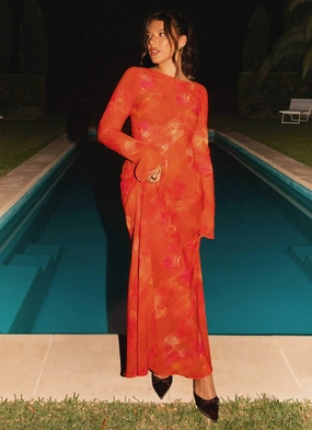 Lorde Maxi Dress - Amber Versatile Look Artistic Vibe