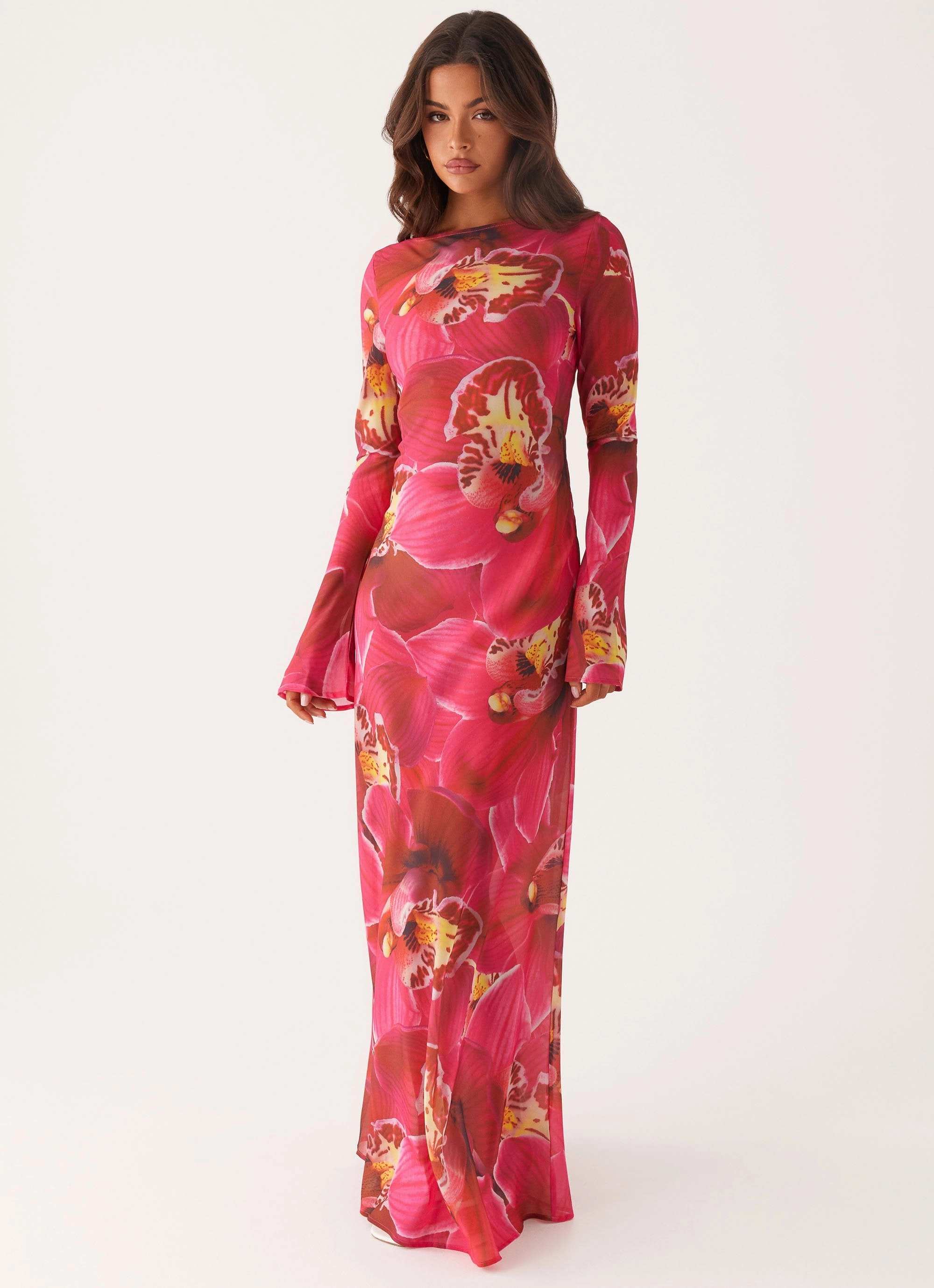 Lorde Maxi Dress - Orchid Pink Office Smart